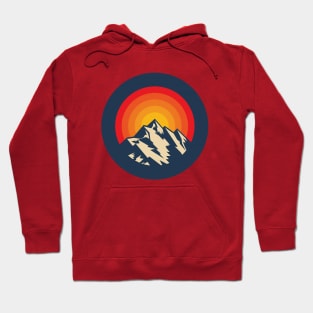 Mountains Nature Lovers Illustration Hoodie